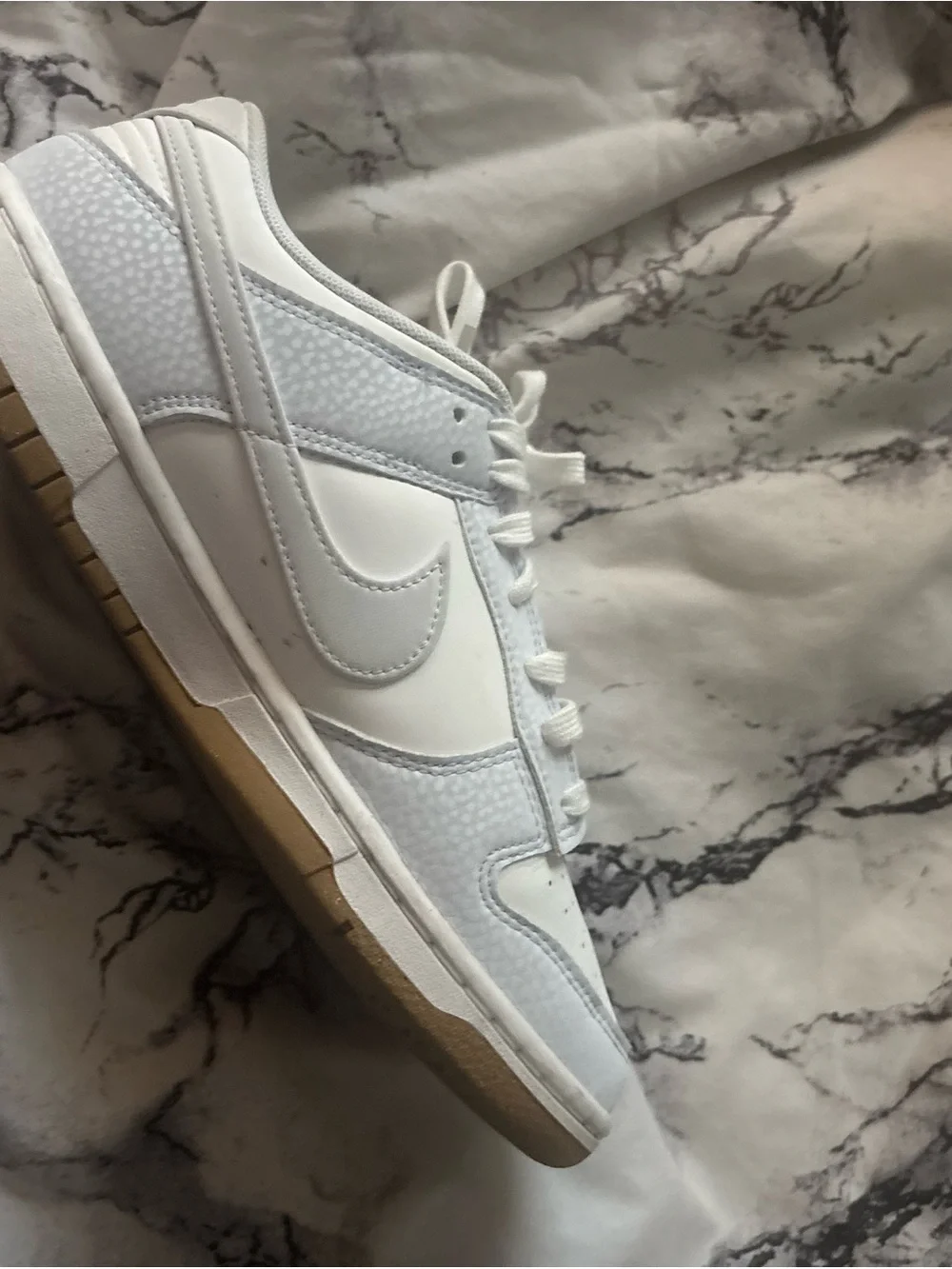 Nike Dunk Low in White and Gum Men’s Sneakers